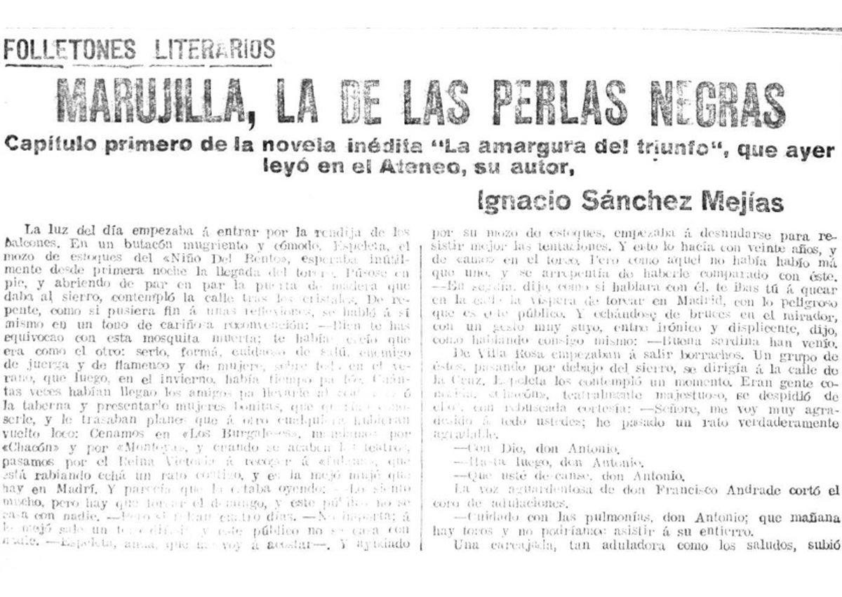 Imagen secundaria 1 - Arriba, vallisoletanos haciendo cola para comprar entradas para los toros en las ferias de 1925. Abajo, extracto de un capítulo de la novela de Sánchez Mejías publicado en El Norte de Castilla y cartel de la primera feria de vehículos de ocasión.